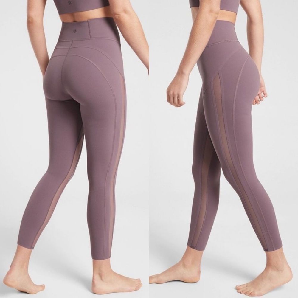 Athleta formation 7/8 tight leggings high rise purple women’s size M